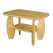 Drewmax Konferenční stolek - masiv ST114 | borovice Moření: Olše