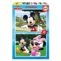 Educa Puzzle Mickey a přátelé 2x20 dílků