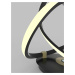 WOFI Stolní lampa Indigo 1x 10,5W LED 1100lm 3000K černá + zlatá 8134-104