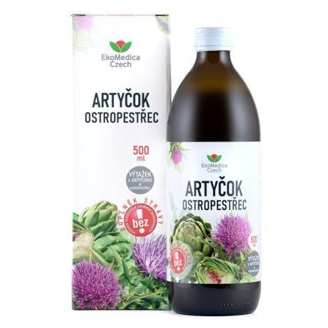 Ekomedica Artyčok + ostropestřec 500 ml