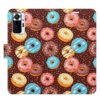 iSaprio flip pouzdro Donuts Pattern pro Xiaomi Redmi Note 10 Pro