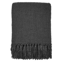 Malagoon Anthracite grey solid throw (NEW) Šedá