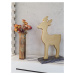 Hanah Home Dřevěná dekorace Mini Deer 30 cm zlatá