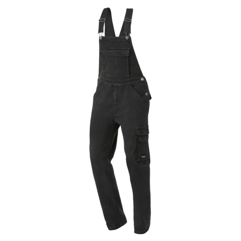 Parkside® Pánské pracovní kalhoty s laclem (černá, 48)