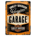 Plechová cedule Harley-Davidson - Garage, (30 x 40 cm)