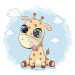 Jedlý papír "Žirafa baby" A4