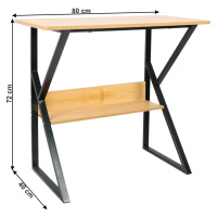 Pracovní stůl s policí TARCAL 100x60 cm,Pracovní stůl s policí TARCAL 100x60 cm
