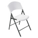 Skládací židle bílá / černá Dekorhome,Skládací židle bílá / černá Dekorhome
