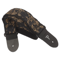 Perri's Leathers 7635 Jacquard Black/Gold Roses