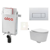 Cenově zvýhodněný závěsný WC set Alca k zazdění + WC SAT Brevis SIKOAW9