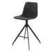 Barová židle MANOCU šedá/černá