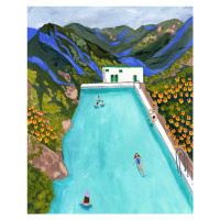 Ilustrace Hotsprings, Sarah Gesek, 30 × 40 cm