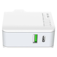 LDNIO Nástěnná nabíječka LDNIO A4403C USB, USB-C 20W + kabel USB-C - Lightning