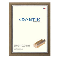 DANTIK rámeček 30 × 40, TAIGA béžový plexi čiré