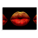 MyBestHome BOX Plátno Painted Lips Varianta: 90x60