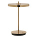 LED stmívatelná stolní lampa ve zlaté barvě s kovovým stínidlem (výška 31 cm) Asteria Move – UMA