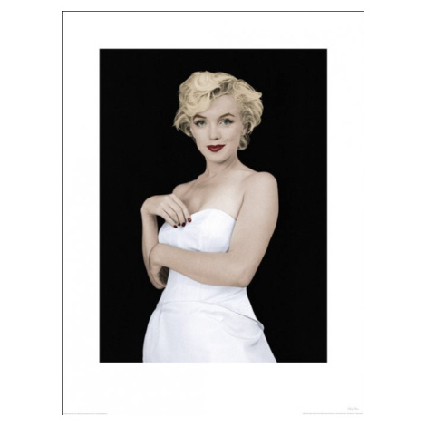 Umělecký tisk Marilyn Monroe - Pose, (60 x 80 cm) Pyramid
