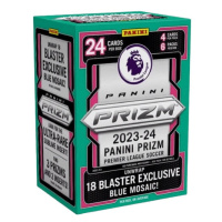 2023-2024 Panini Prizm Premier League Blaster Box (Blue Mosaic Prizms) - fotbalové karty