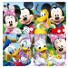 Dětské puzzle Mickey Mouse Educa progresivní 25-20-16-12 dílů 16505