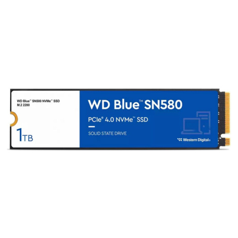 WD BLUE SSD NVMe 1TB PCIe SN580,Gen4 WDS100T3B0E Western Digital