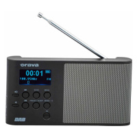 Digitální rádio DAB/FM přenosné černé