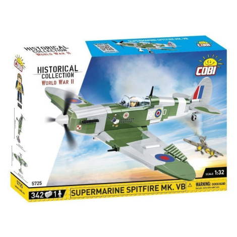 Stavebnice II WW Supermarine Spitfire Mk. VB 1:32 342 k 1 f