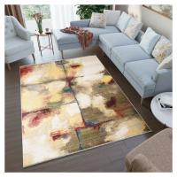 Originální koberec s abstraktním vzorem do obývacího pokoje