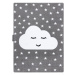 Dywany Łuszczów Dětský kusový koberec Petit Cloud stars grey - 120x170 cm