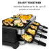 Klarstein Sirlion, raclette gril, 1500W, hliník/kámen, pro 8 osob, kontrolní LED