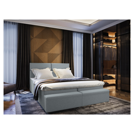 MSL Kontinentální čalouněná postel MALFI (180 x 200 cm) Barva látky: SAWANA 72