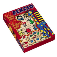 Detoa Pexeso dřevo - společenská hra / 40 ks v krabici - Detoa