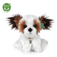 Plyšový pes shih tzu sedící, 28 cm, ECO-FRIENDLY