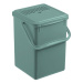 Rojaplast 91567 Kompostovací kbelík, 8 L, s uhlíkovým filtrem, zelený