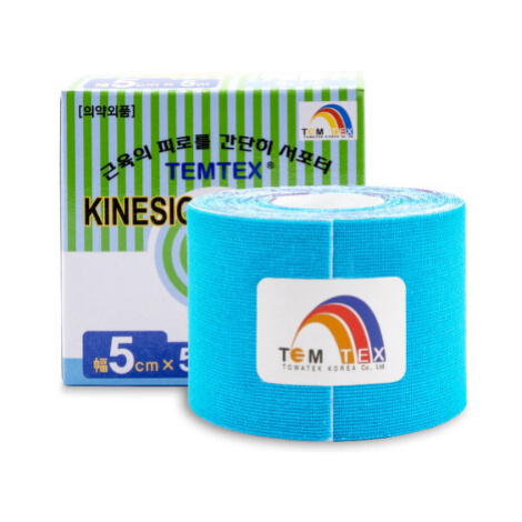 TEMTEX kinesio tejpovací páska modrá 5cmx5m