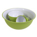 Omada Set plastového nádobí Sanaliving zelený 3 dílná sada