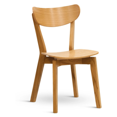 Dřevěná jídelní židle NICO – dub masiv, přírodní
