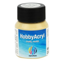 Hobby Acryl matt Nerchau - 59 ml - bambus žlutá