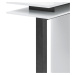Barový stůl BAY bílá/tmavý beton