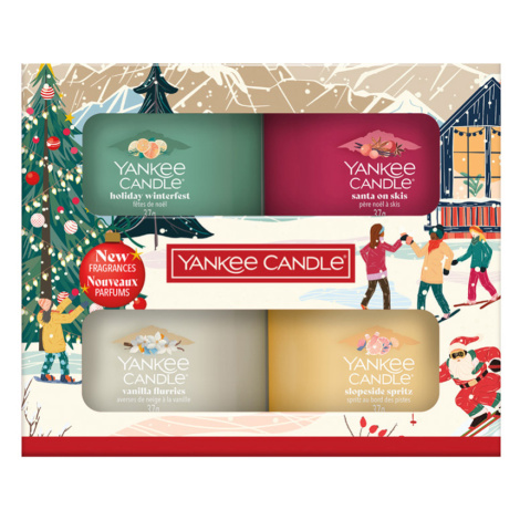 Yankee Candle Votivní svíčky ve skle dárková sada 4 ks
