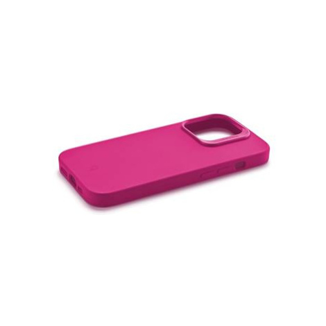 Ochranný silikonový kryt Cellularline Sensation Plus pro Apple iPhone 15, růžová