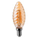 LED Žárovka FILAMENT AMBER E14/4W/230V 2200K