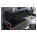 LuxD Designový TV stolek Shayla 160 cm černý - mango