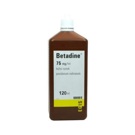 BETADINE 75MG/ML DRM SOL 120ML