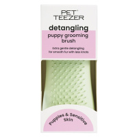 Pet Teezer detangling puppy grooming brush mint