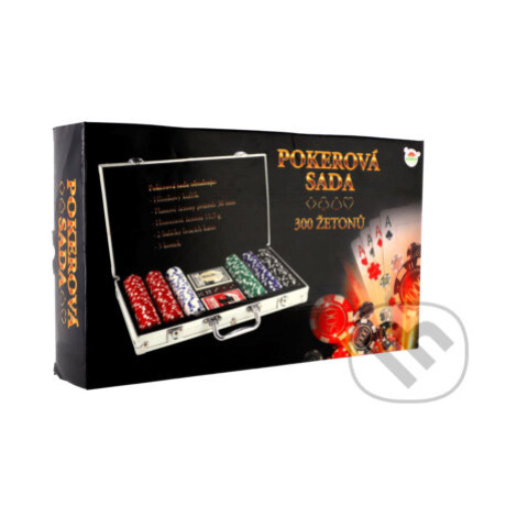Poker sada 300 ks + karty + kostky - hra z kategorie Karty, hlavolamy Teddies