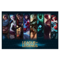 Plakát, Obraz - League of Legends - Champions, 91.5x61 cm
