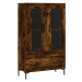 vidaXL Skříň highboard kouřový dub 69,5 x 31 x 115 cm kompozitní dřevo