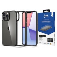 Pouzdro Pancerne Cover Case Pouzdro pro, Iphone 13 Pro Spigen Ultra a Sklo 3MK