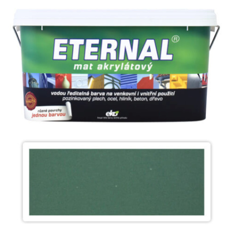 ETERNAL Mat akrylátový - vodou ředitelná barva 5 l Zelená 06