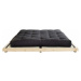 Dvoulůžková postel z borovicového dřeva s matrací a tatami Karup Design Dock Double Latex Natura